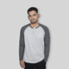 Polo Henley MelangeGray