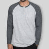 Polo Henley MelangeGray