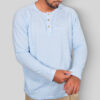 Polo Henley Sky