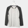 Polo Henley MelangeGray
