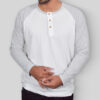 Polo Henley WhiteMelange