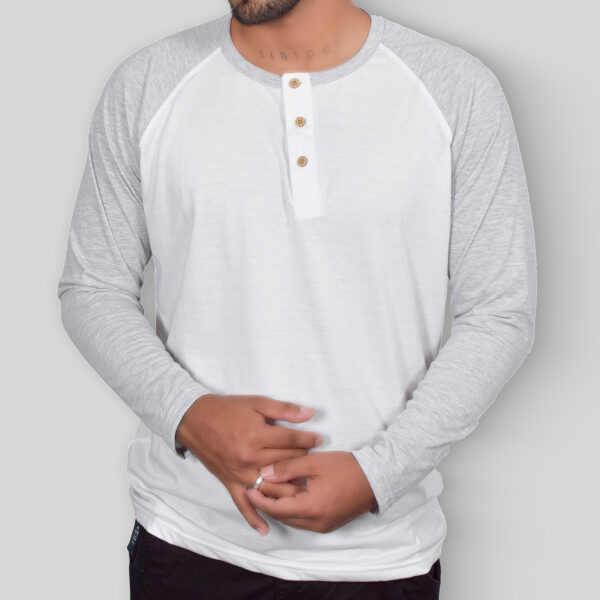 Polo Henley WhiteMelange