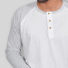 Polo Henley WhiteMelange