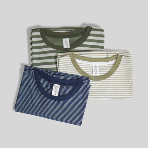 Tripack: Stripe Tees