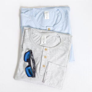 Tripack: Lentes Polarized + 2 polos Henley Sleeves