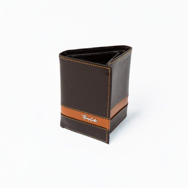 3_billetera_marron_con_naranja3 Billetera de tres cuerpos